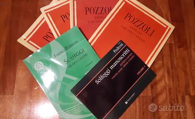 Libri di Solfeggio - Pozzoli - Barbieri - Pedron
