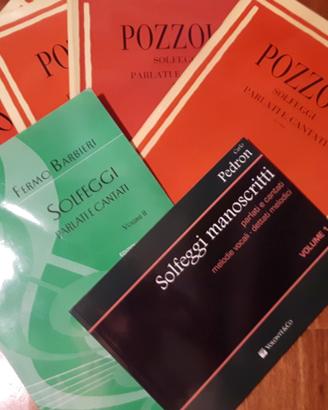 Libri di Solfeggio - Pozzoli - Barbieri - Pedron