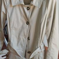 Trench color sabbia taglia S