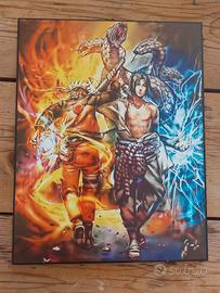 Quadro Naruto e Sasuke