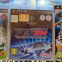 Lotto 3 giochi PS3: PES 2013/2014/2016