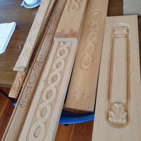 Listelli decorativi in legno e altro