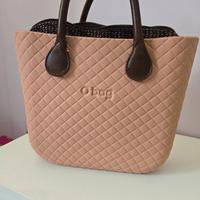 o bag matelasse rosa cipria