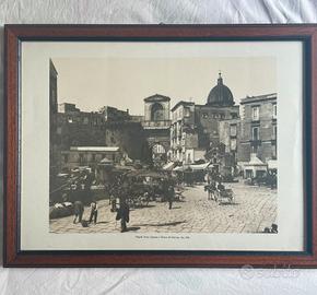 6 stampe di Napoli con cornice