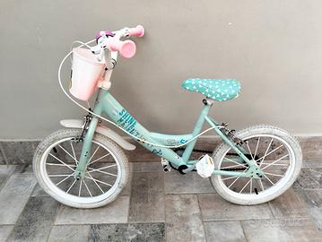 Bicicletta 16" stile unicorno lol