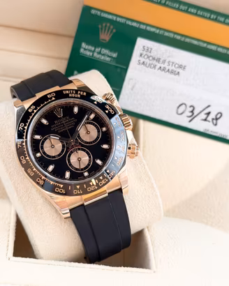 Rolex Daytona Oysterflex 116515 Oro Rosa, Full set