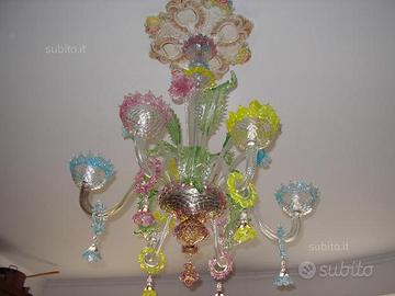Lampadario Murano Colorato