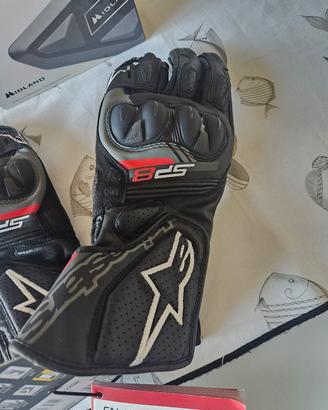 Guanti Alpinestars NUOVI + Midland Bt Mini NUOVO