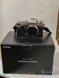 Fujifilm X-T3 completa di scatola e accessori