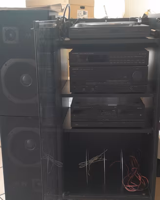 Impianto Hi-Fi Vintage Kenwood "La Perla Nera" 