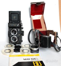 macchina fotografica Yashica  MAT G124 completa