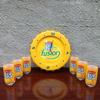 Orologio Bicchieri Pubblicitari LIPTON anni 80/90