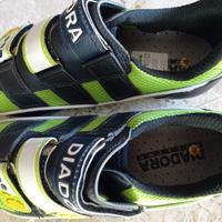 Scarpe da ciclismo con attacchi, come nuove