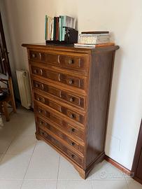 Mobile in legno 7 cassetti