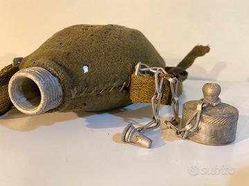 Borraccia alluminio militaria dopo WWII
