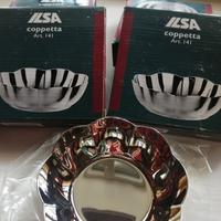 Set 4 ciotole da aperitivo in acciaio inox