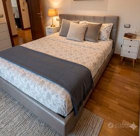 Letto matrimoniale + rete + materasso