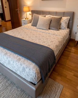 Letto matrimoniale + rete + materasso