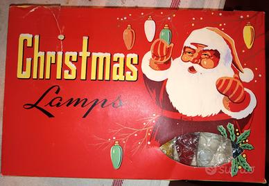 lucine di natale vintage