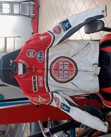 Giubbotto moto uomo Dainese Kevin Schwantz Vintage