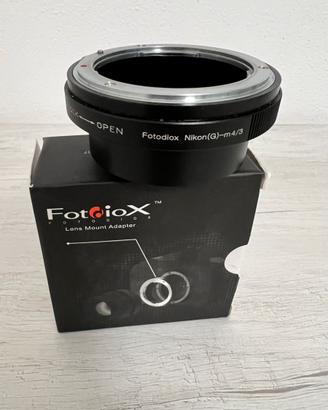 Anello adattatore Fotodiox da Nikon (G) a micro4/3