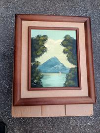 set 2 quadri paesaggio 