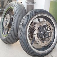 Cerchi e gomme Rain zx6r