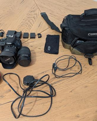 Canon reflex EOS 100D + obiettivo EF-S 18-55mm