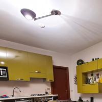 Lampadario con luce alogena calda