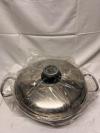 Casseruola Semifonda Inoxpran 26cm con Termometro