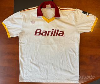 Maglia Roma Adidas bianca da Trasferta 1991/1992