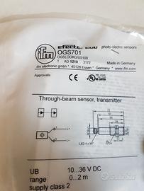 IFM OGE701 + OGS701 ricevitore + trasmettit laser