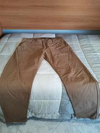 PANTALONE MARRONE UOMO PIAZZA ITALIA TAGLIA 50 REG