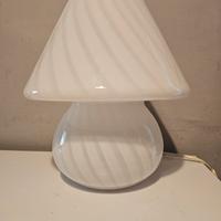 lampada fungo in vetro murano anni 70
