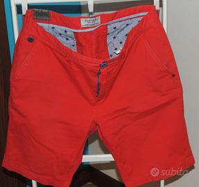 Bermuda uomo FRED MELLO rosso tg 46