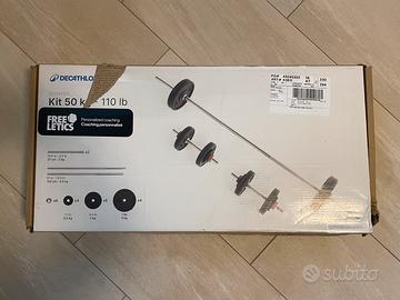 Kit pesi 50 kg decathlon