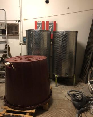 Serbatoio inox 500 lt