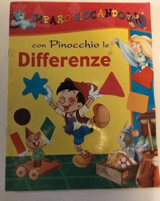 libro per bambini Pinocchio e le differenze