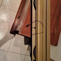 zanzariera bronzo verticale 