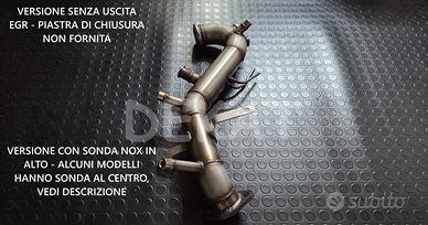 Downpipe tubo dpf 1.3 adblue fiorino doblo 500x