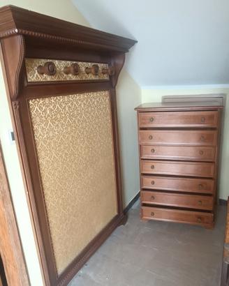 appendiabiti da ingresso più mobile con 7 cassetti