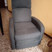 poltrona relax azzurra 