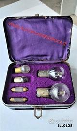 Scatola epoca porta lampadine anteguerra 6v