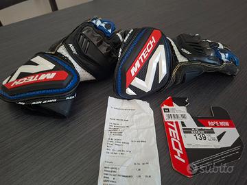 Guanti moto in pelle Mtech K Race Pro Taglia M