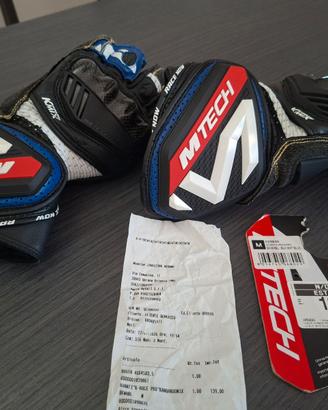 Guanti moto in pelle Mtech K Race Pro Taglia M