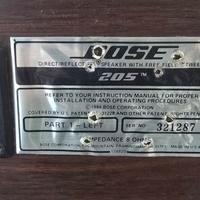 BOSE casse modello 205 