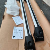 Barre trasversali portatutto originali Nissan