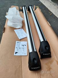 Barre trasversali portatutto originali Nissan