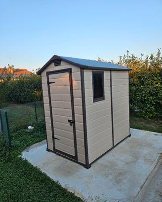 casetta giardino Keter Manor 4x6 beige