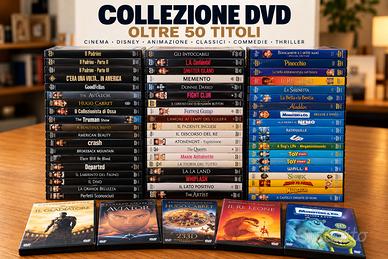 Collezione oltre 50 DVD originali – anche singolar